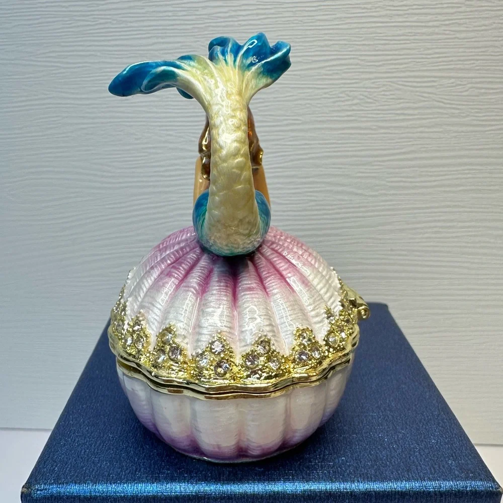 Mermaid Trinket Box Tchotchke NIB